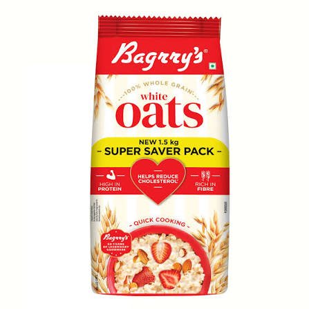 Bagrry's 100% Whole Grain White Oats
