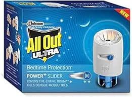 All Out Ultra Power + Slider Mosquito Killer Machine (Floral) with 2 Refills