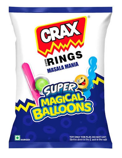 Crax Corn Rings Masala Mania Crisps