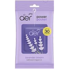 Godrej Aer Power Pocket Bathroom Fragrance (Lavender Bloom)