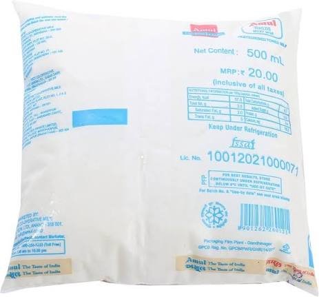 Amul Taaza Toned Fresh Milk