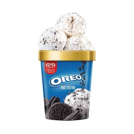 Kwality Walls Oreo & Cream Frozen Dessert Tub