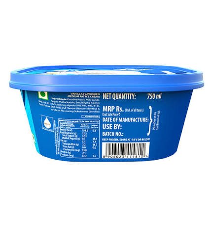 Cream Bell French Vanilla Ice Cream Tub