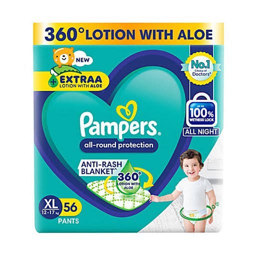 Pampers All Round Protection Diaper (Pants, XL, 12-17 kg)