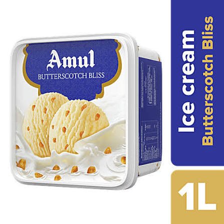Amul Butterscotch Bliss Ice Cream Tub