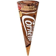 Kwality Walls Cornetto Double Chocolate Frozen Dessert Cone