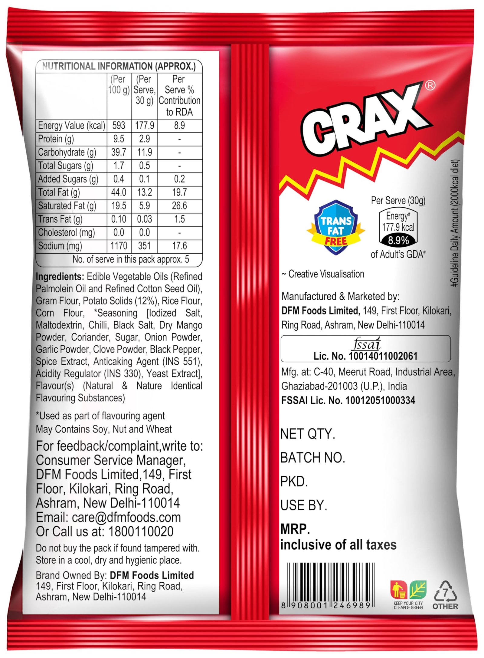 Crax Aloo Bhujia Namkeen