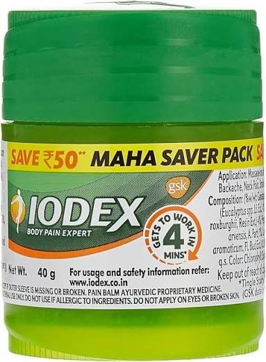 Iodex Multipurpose Pain Balm