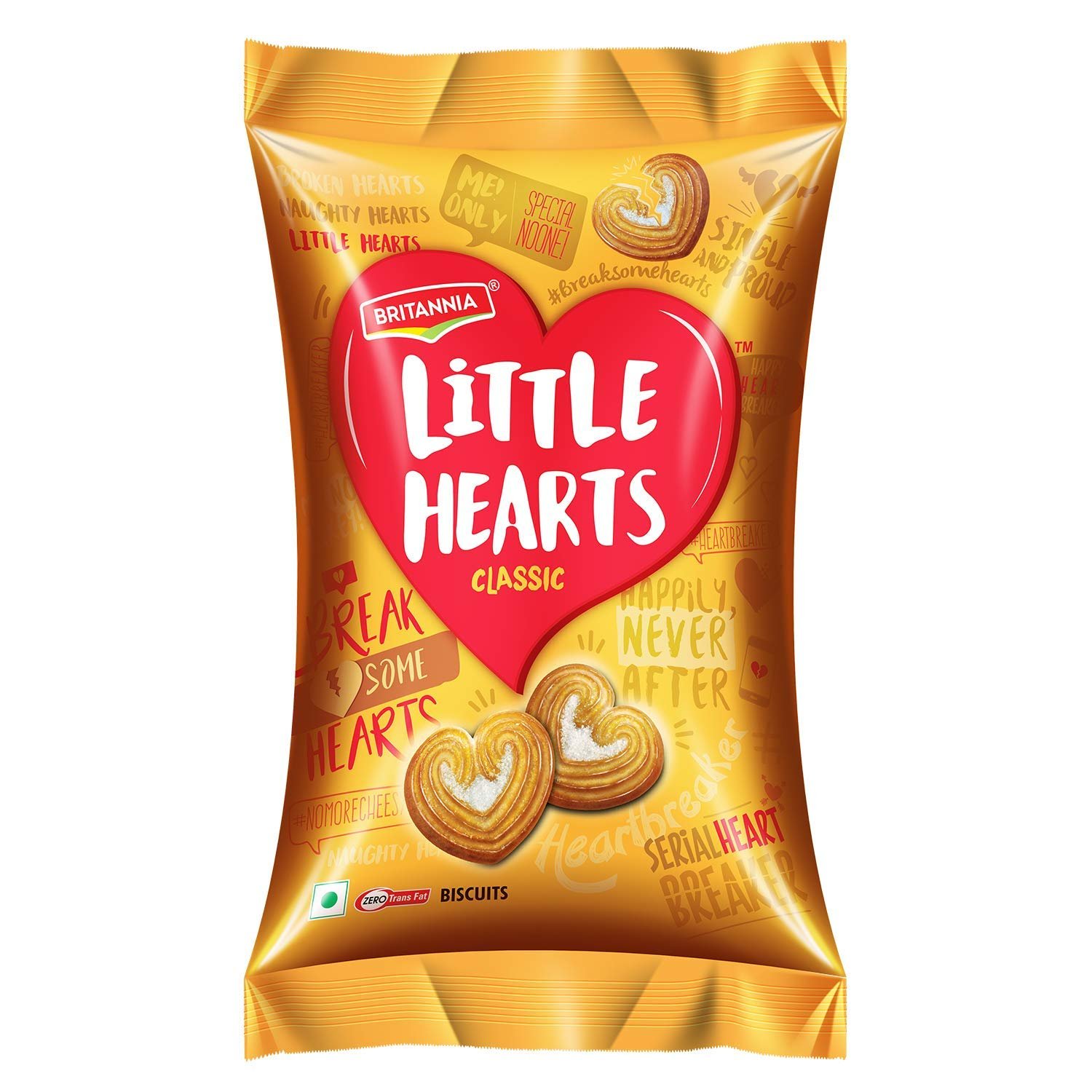 Britannia Little Hearts Classic Biscuit