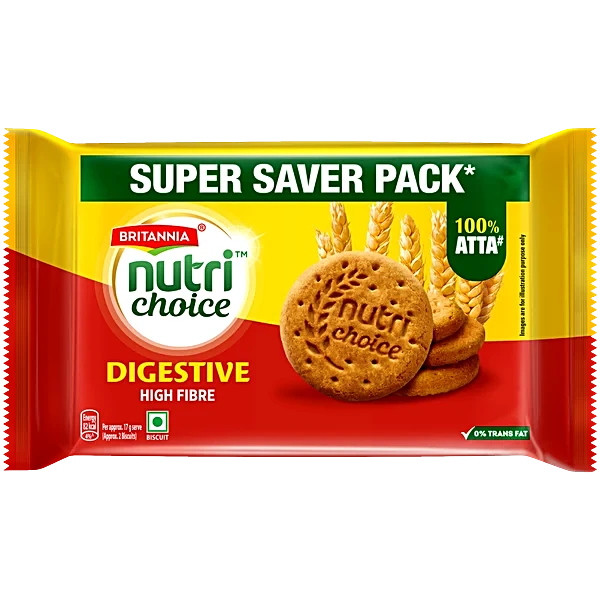 Britannia NutriChoice Digestive High Fibre Biscuit - Super Saver pack