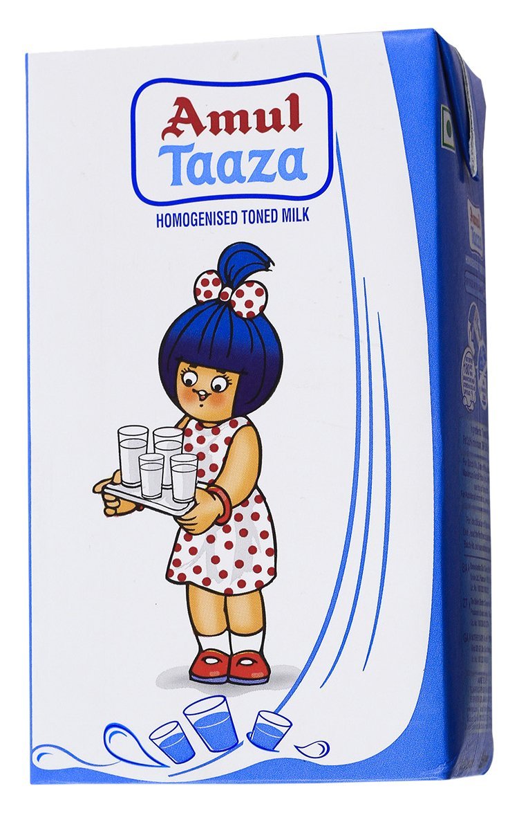 Amul Taaza Homogenised Toned Milk