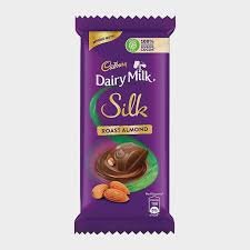 Cadbury Dairy Milk Silk Roast Almond Chocolate Bar