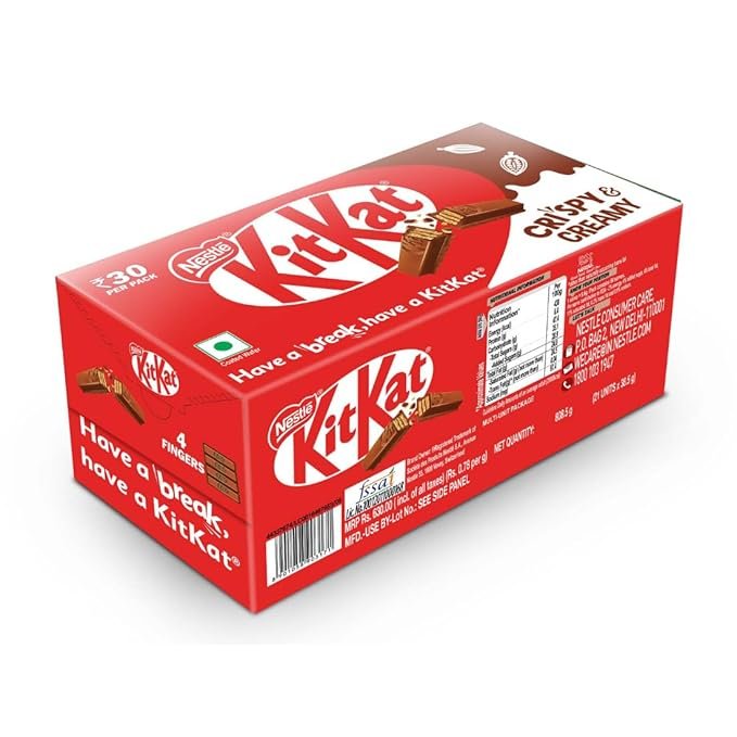 Nestle KitKat Crispy & Creamy 4 Finger Wafer Chocolate Bar