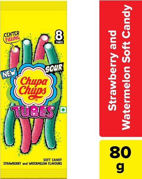 Chupa Chups Strawberry And Watermelon Soft Candy