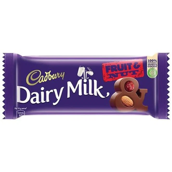 Cadbury Dairy Milk Fruit & Nut Chocolate Bar