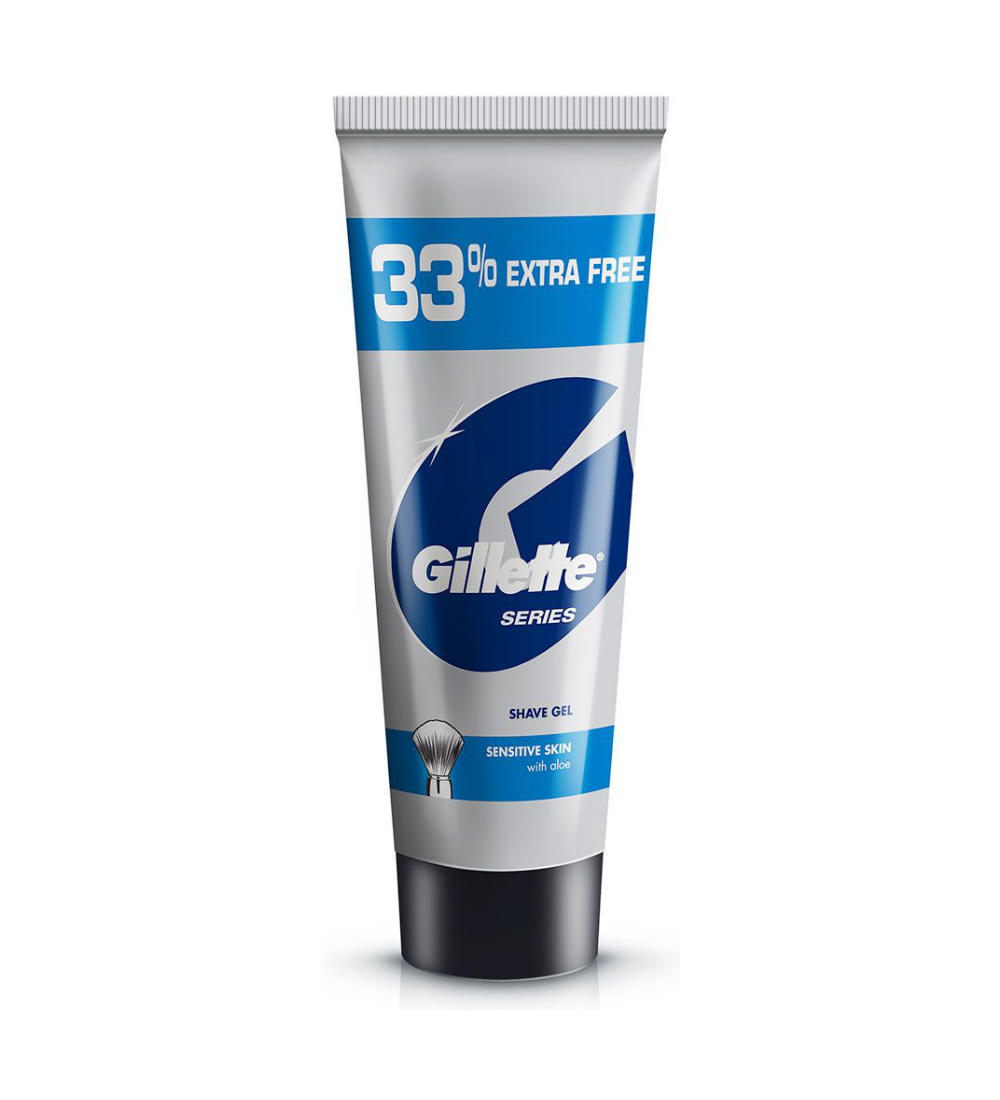 Gillette Sensitive Skin Shaving Gel with Aloe