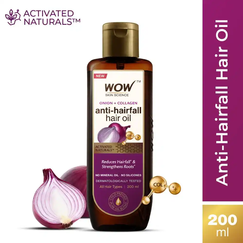 Wow Skin Science Onion Black Seed Hair Oil