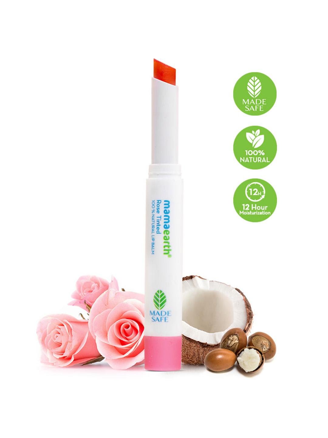 Mamaearth Rose Natural Tinted Lip Balm