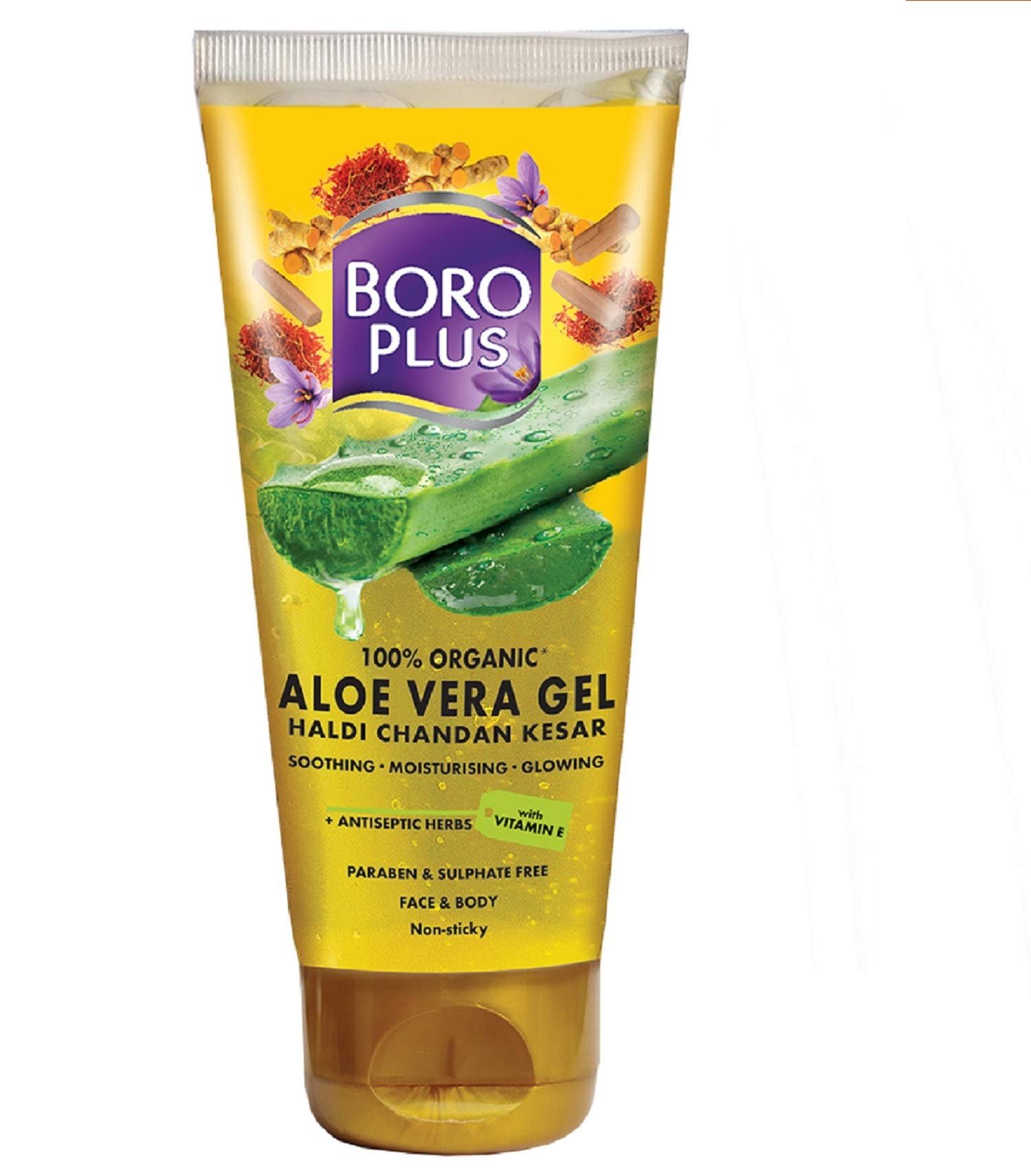 Boroplus Aloe Vera Gel (Haldi, Chandan, Kesar)