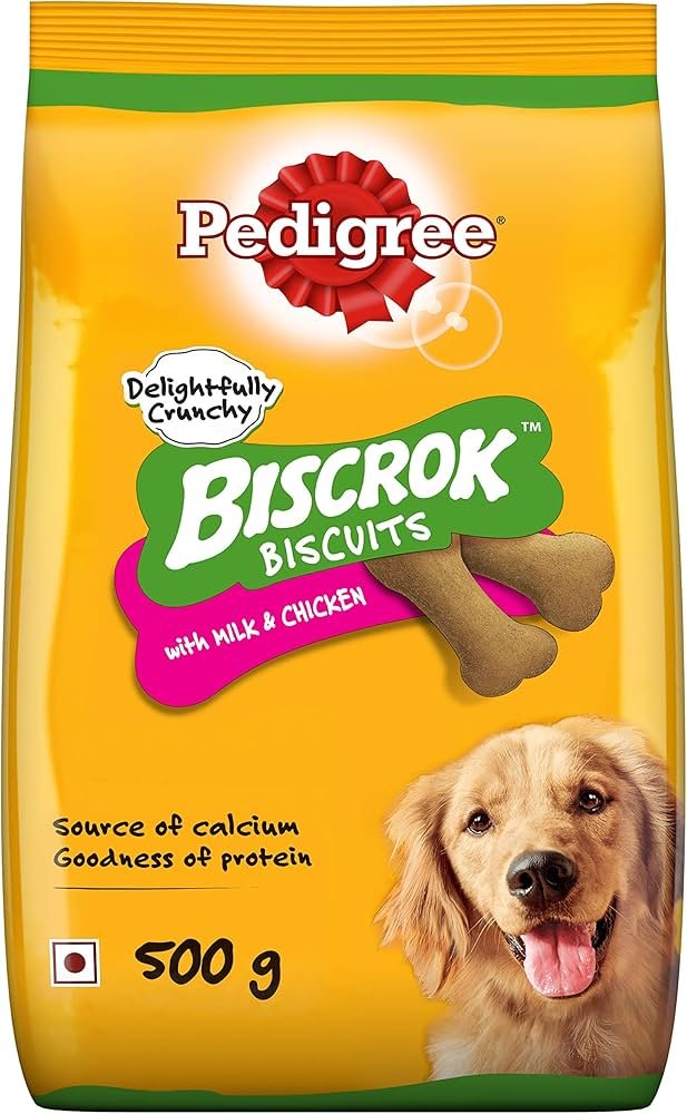 Pedigree Biscrok (Above 4 months) - Chicken Flavour Dog Biscuit