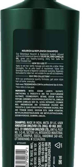 Tresemme Nourish & Replenish Shampoo