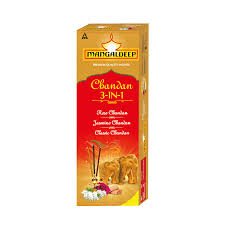 Mangaldeep Chandan 3in1 Incense Sticks / Agarbatti