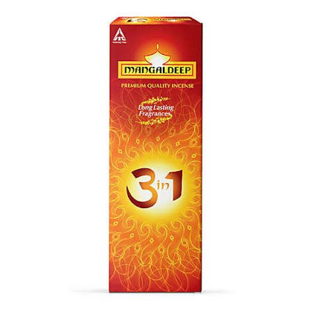 Mangaldeep 3 in 1 Scent Incense Sticks / Agarbatti