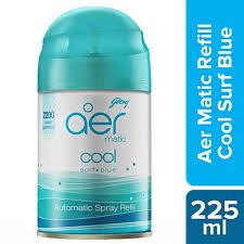 Godrej Aer Matic Air Freshener - Cool Surf Blue (Machine + Refill)