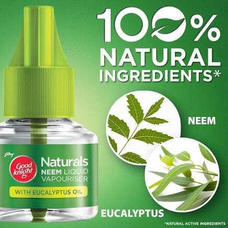 Good Knight Naturals Neem Mosquito Repellent Refill