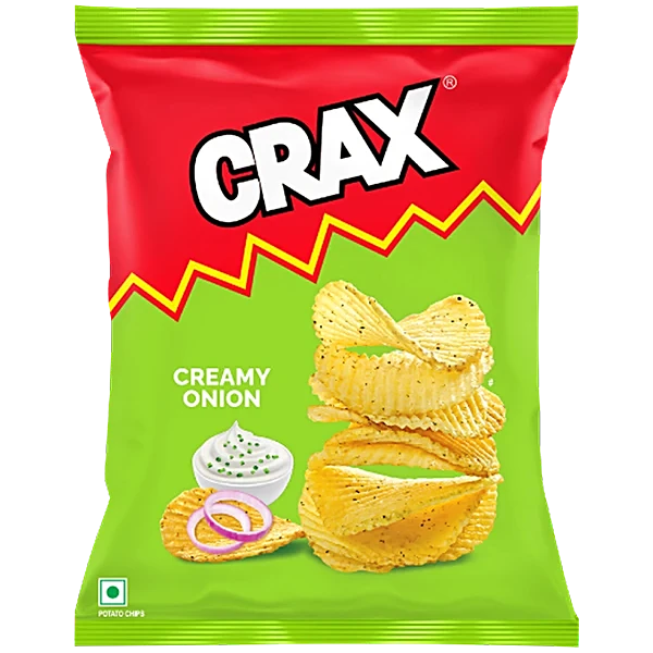 Crax Creamy Onion Potato Chips