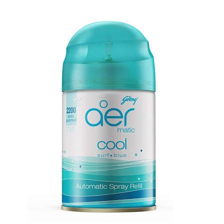 Godrej Aer Matic Air Freshener - Cool Surf Blue