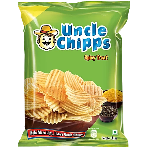 Uncle Chipps Spicy Treat Flavour Potato Chips