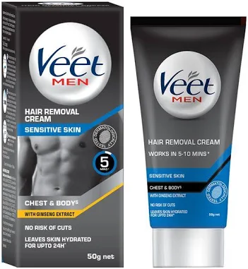 Veet Men Hair Removal Cream (Sensitive Skin)