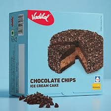 Vadilal Chocolate Chips Ice Cream Cake
