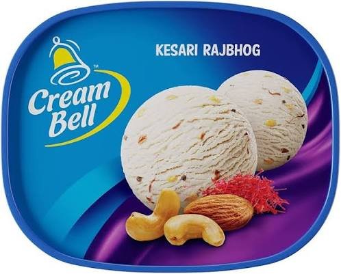 Cream Bell Kesari Rajbhog Frozen Dessert Tub