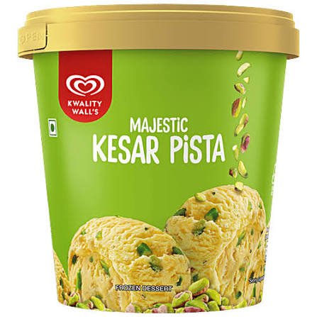 Kwality Walls Kesar Pista Frozen Dessert Tub