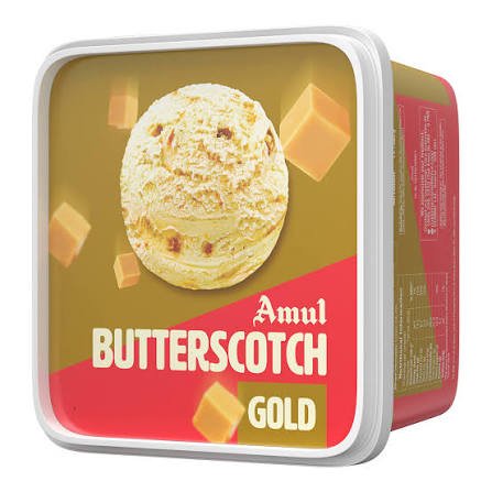 Amul Butterscotch Gold Ice Cream Tub