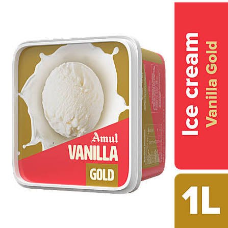 Amul Vanilla Magic Gold Ice Cream Tub