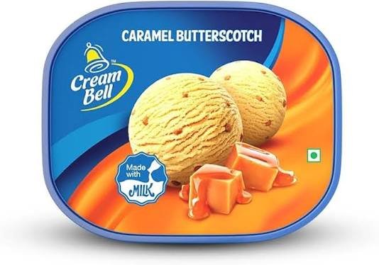 Cream Bell Butterscotch Frozen Dessert Tub