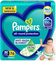 Pampers All Round Protection Diaper (Pants, M, 7-12 kg)