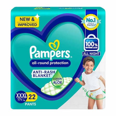 Pampers Diaper (Pants, XXXL, 17+ kg)