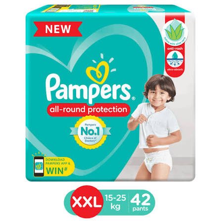 Pampers All Round Protection Diaper (Pants, XXL, 15-25 kg)