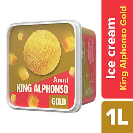 Amul King Alphonso Gold Ice Cream Tub