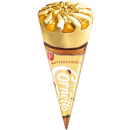Kwality Walls Cornetto Butterscotch Frozen Dessert Cone