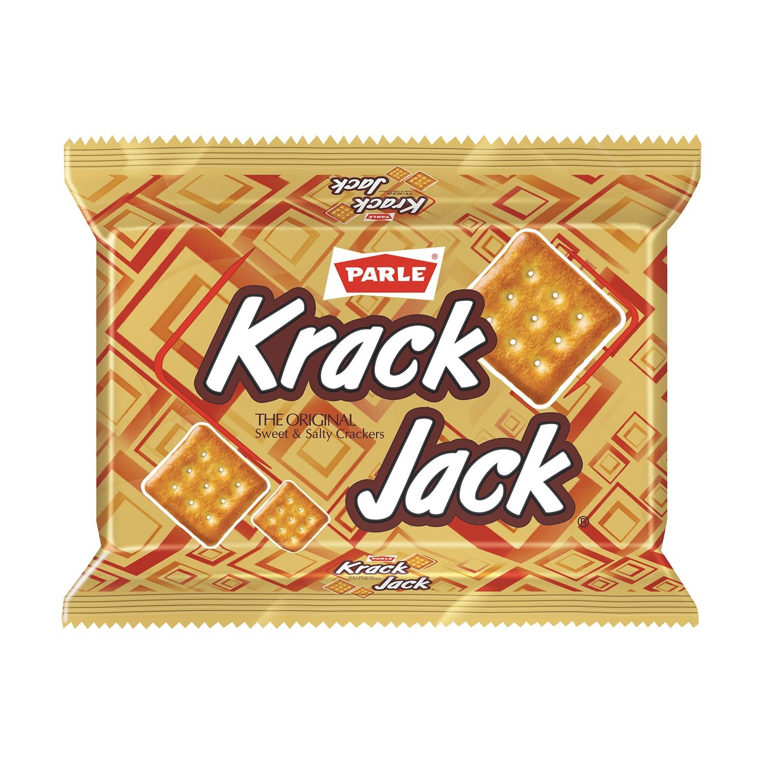Parle Krackjack Crackers Sweet & Salty Biscuits