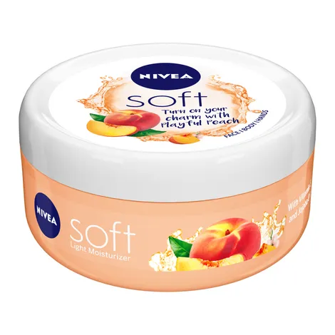 Nivea Soft Light Playful Peach Moisturizing Cream