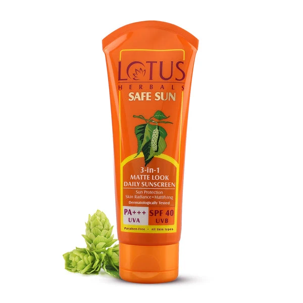 Lotus Herbals 3-in-1 Matt Look Daily Sunscreen (with SPF 40 PA+++)