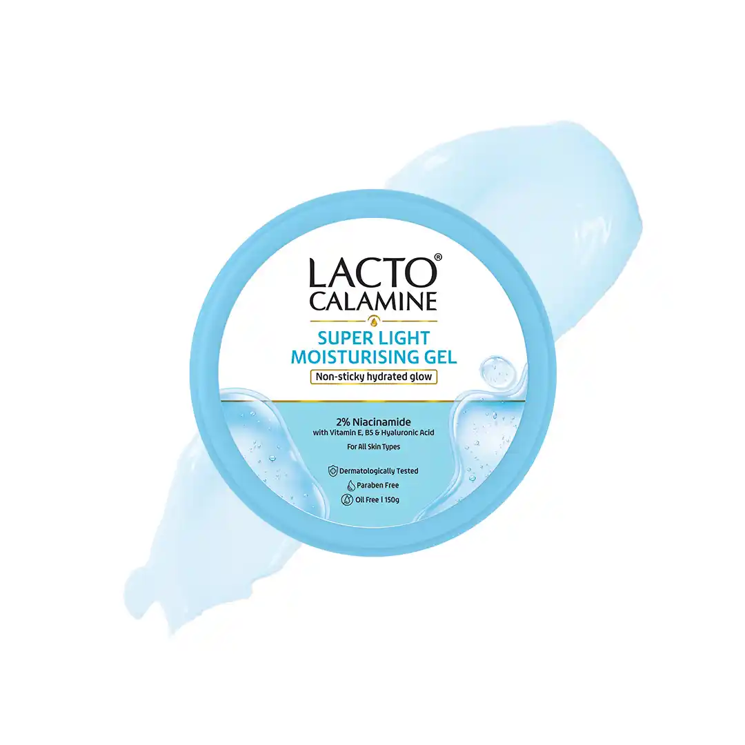 Lacto Calamine Light Face Moisturising Gel (with Niacinamide and Hyaluronic Acid)