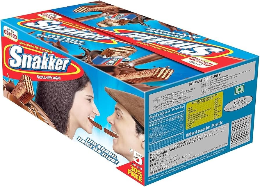 Snakker Wafers Chocolate