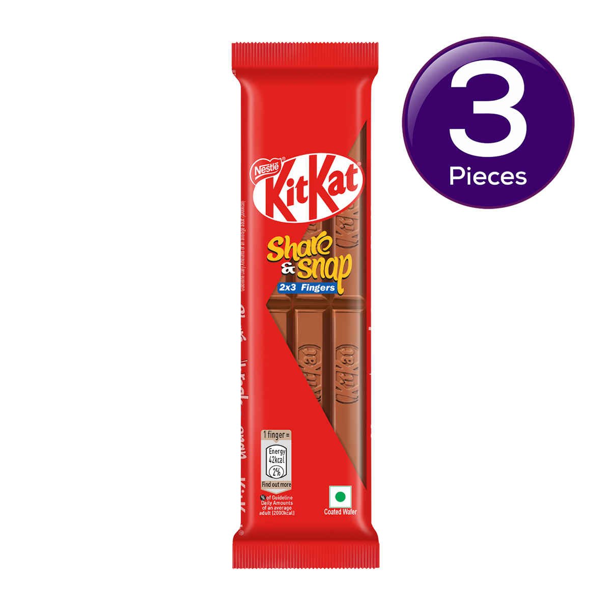 Nestle KitKat Share & Snap 2x3 Fingers Wafer Chocolate